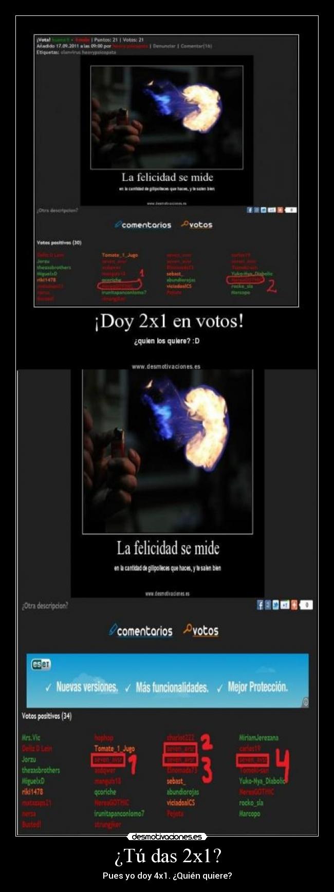 carteles clanvirus hakunamatatachocolateada seven_avsr desmotivaciones