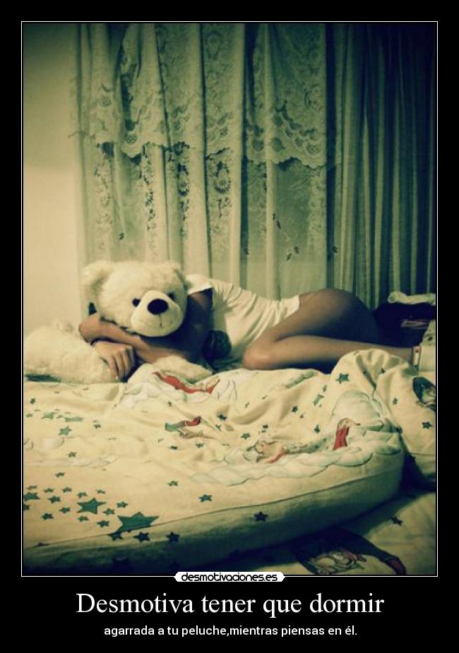 Desmotiva tener que dormir -