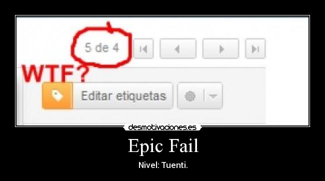 Epic Fail -