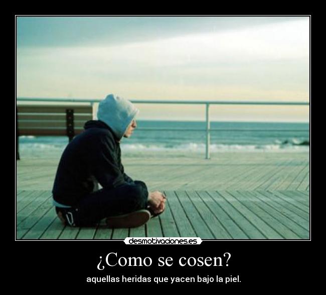 ¿Como se cosen? -