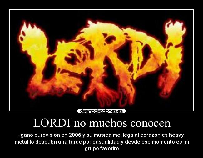 LORDI no muchos conocen - 