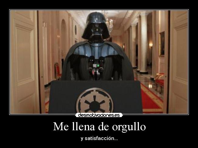 Me llena de orgullo -