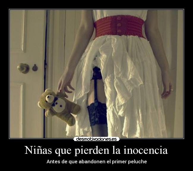 Niñas que pierden la inocencia - Antes de que abandonen el primer peluche