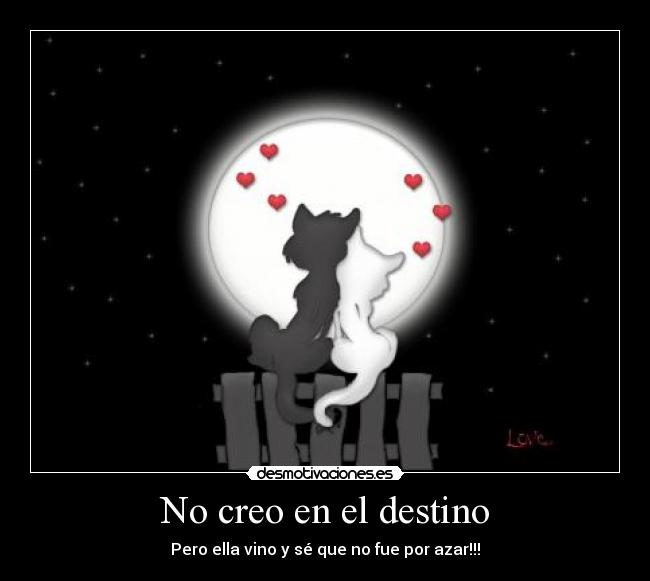No creo en el destino - 