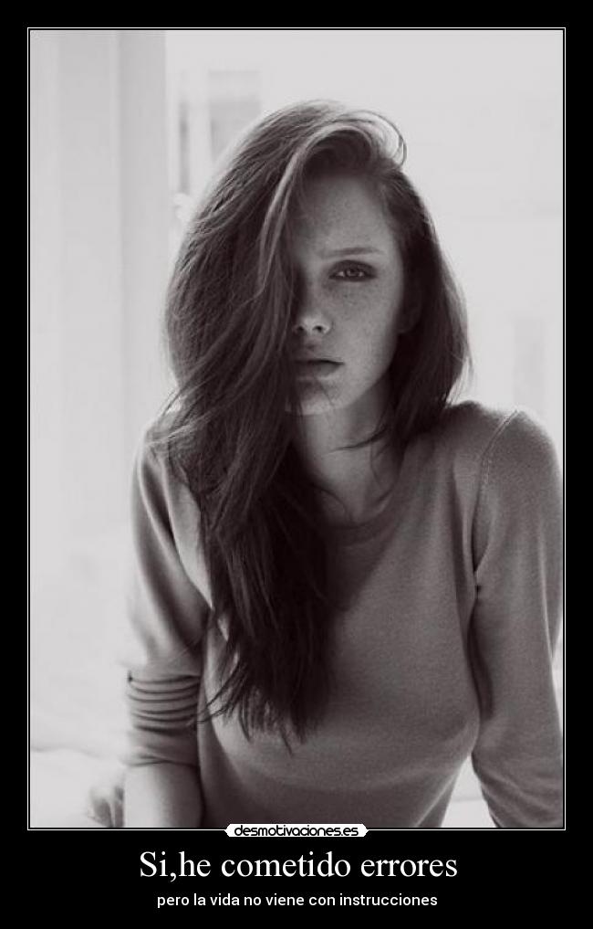 Si,he cometido errores -