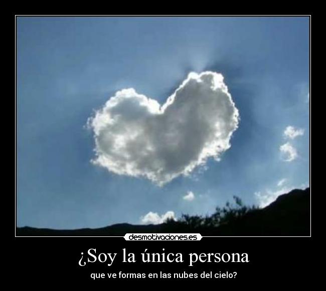 ¿Soy la única persona -