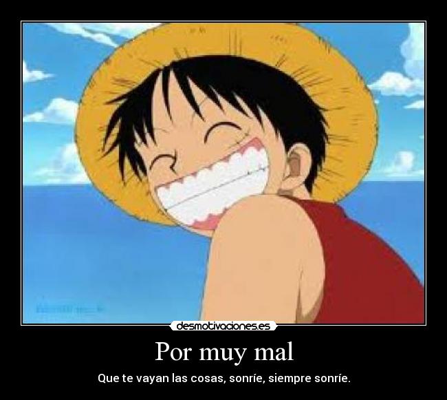 carteles one piece anime desmotivaciones