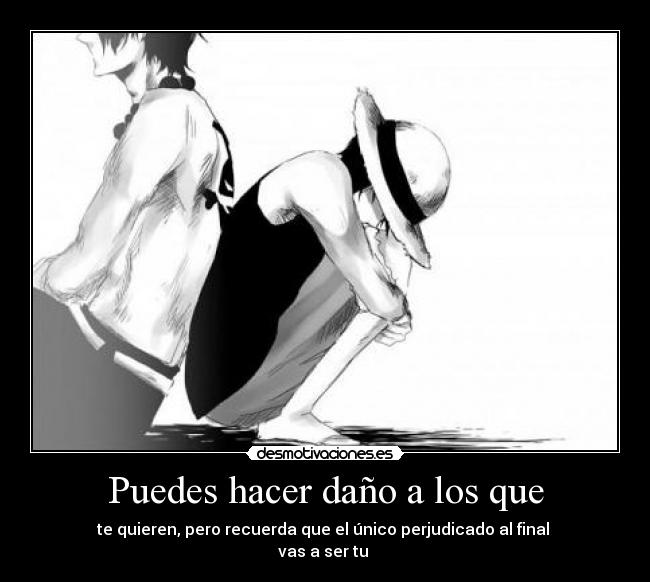 carteles luffy ace one piece negro blanco sobrero paja fuego desmotivaciones