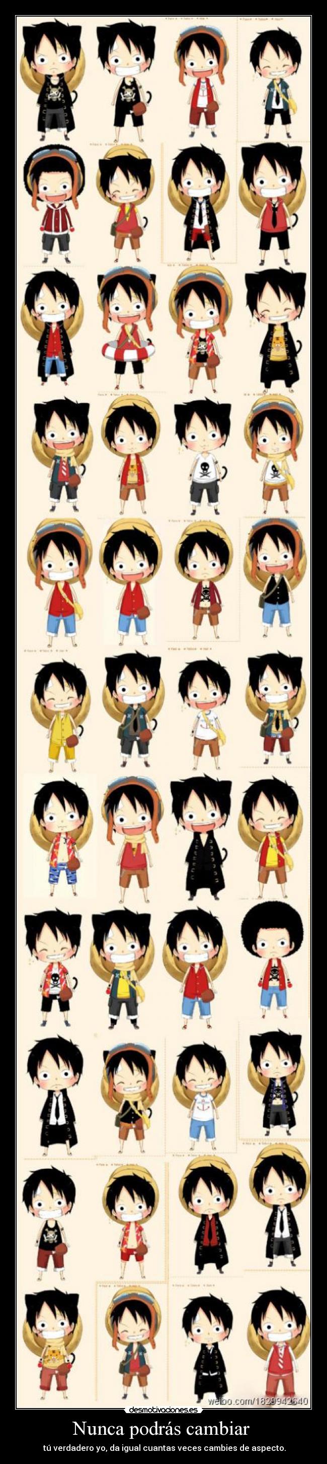 Nunca podrás cambiar  - 
