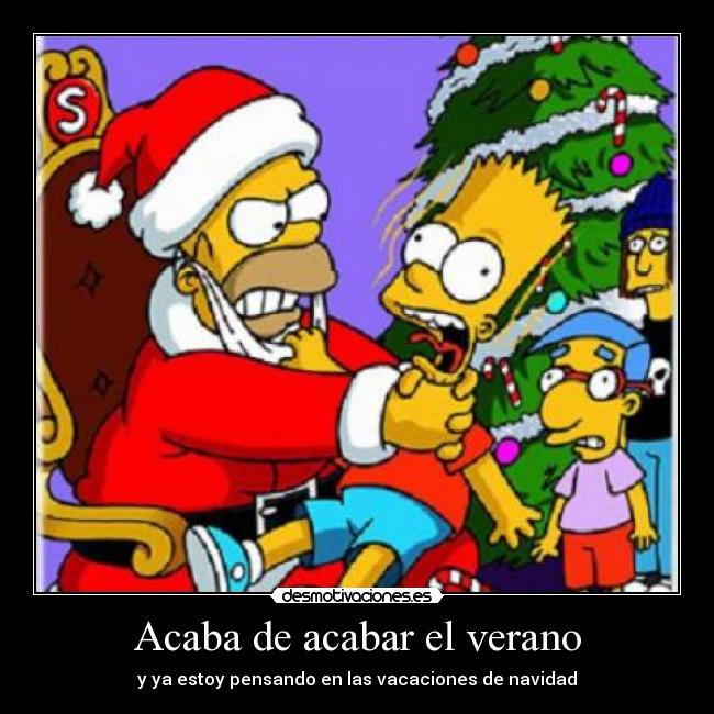 Acaba de acabar el verano -