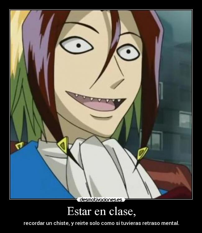 Estar en clase, - 