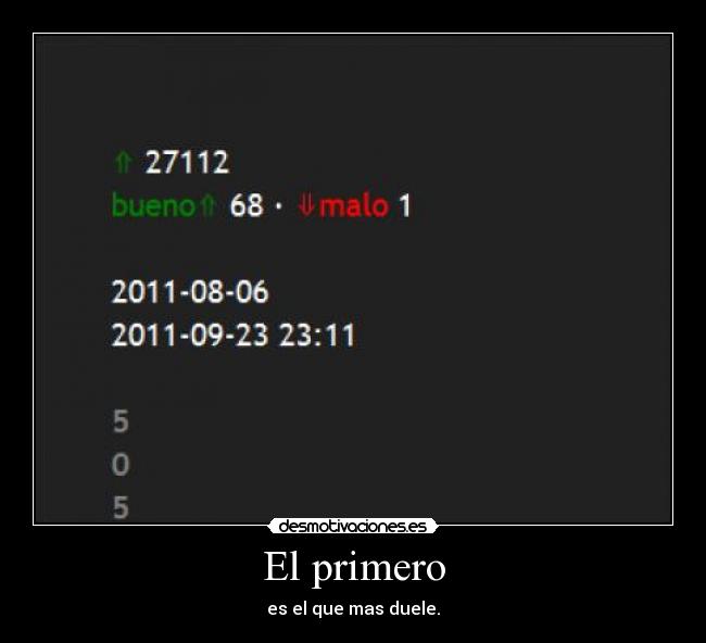 El primero - 