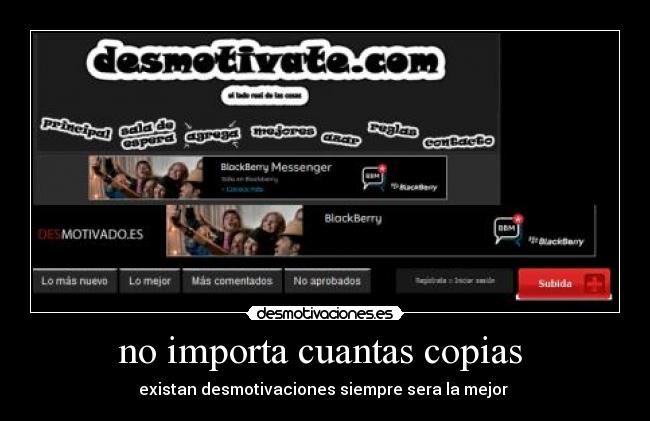 no importa cuantas copias -