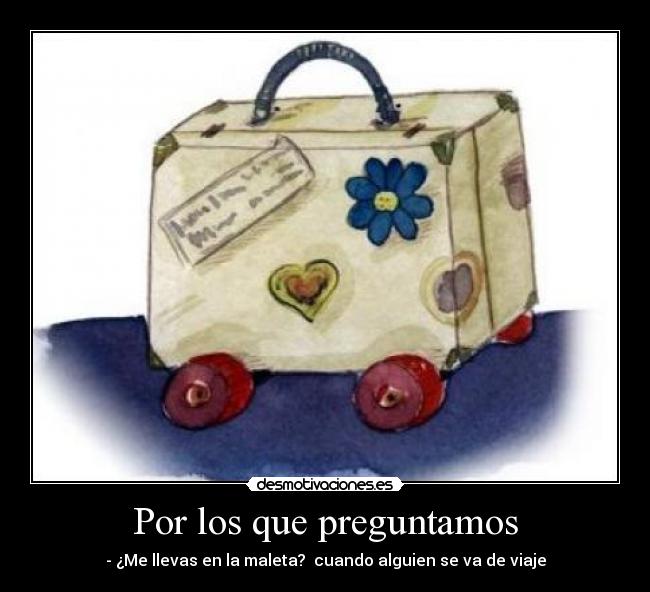 carteles maleta viaje desmotivaciones
