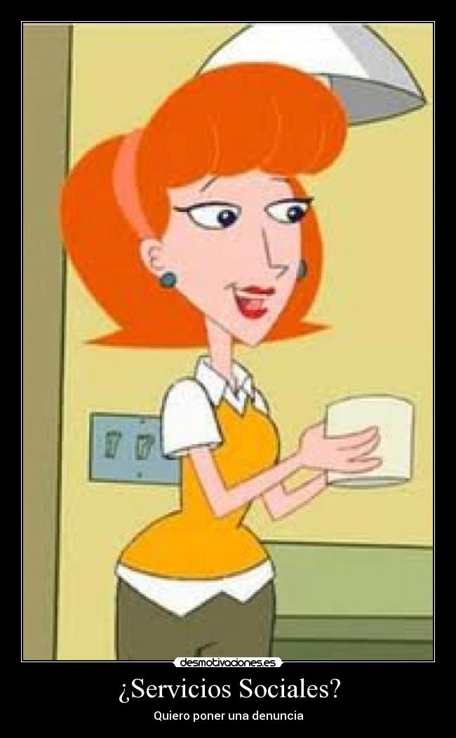 carteles phineas ferb denuncia servicio social principal desmotivaciones