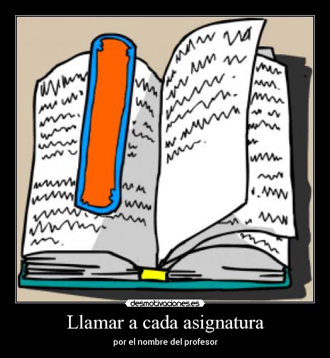 Llamar a cada asignatura -