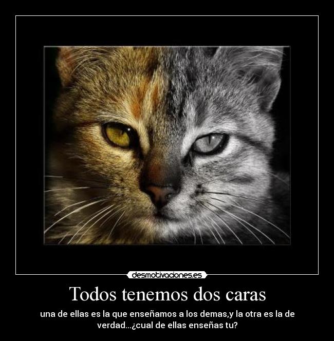 Todos tenemos dos caras -