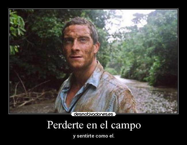 Perderte en el campo - 