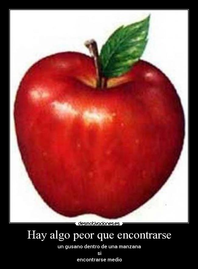 Hay algo peor que encontrarse -