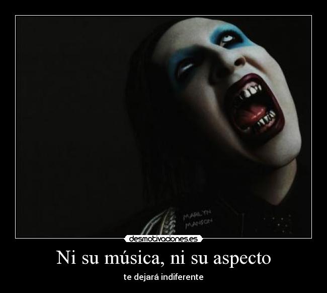 Ni su música, ni su aspecto - 