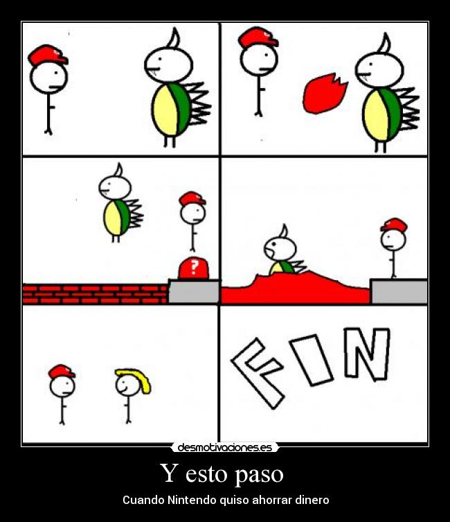 Y esto paso  - Cuando Nintendo quiso ahorrar dinero