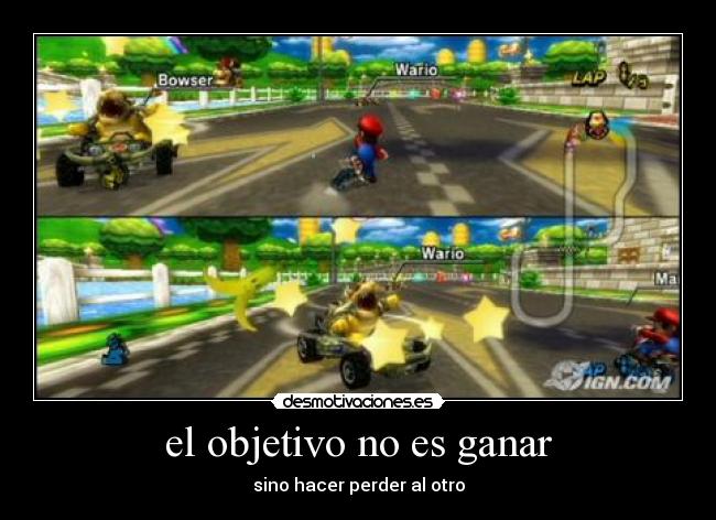 el objetivo no es ganar - 