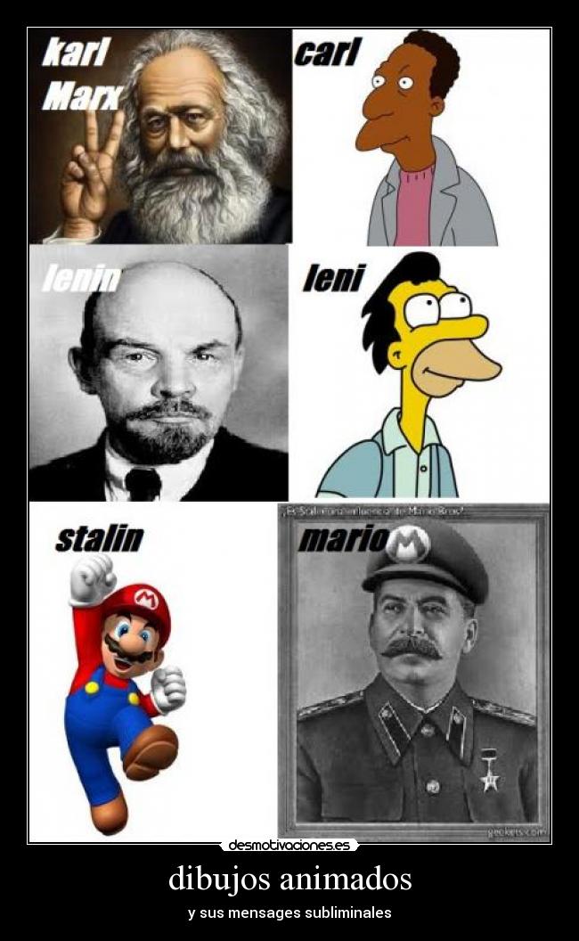 dibujos animados - y sus mensages subliminales
