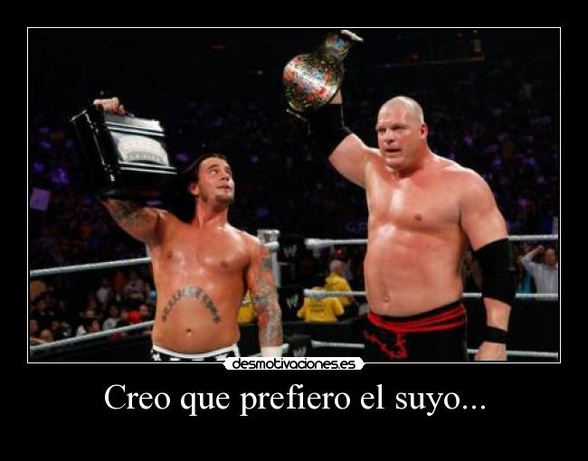 Creo que prefiero el suyo... - 