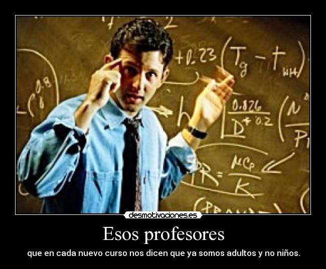 Esos profesores - 