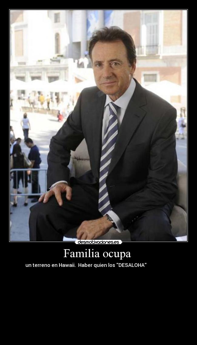 Familia ocupa - un terreno en Hawaii. Haber quien los DESALOHA