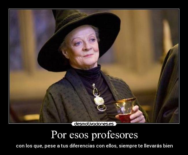 carteles profesores minerva mcgonagall desmotivaciones