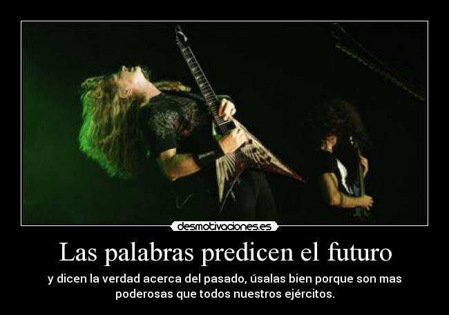 carteles dave mustaine palabras desmotivaciones