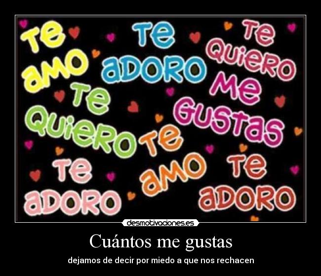 Cuántos me gustas -