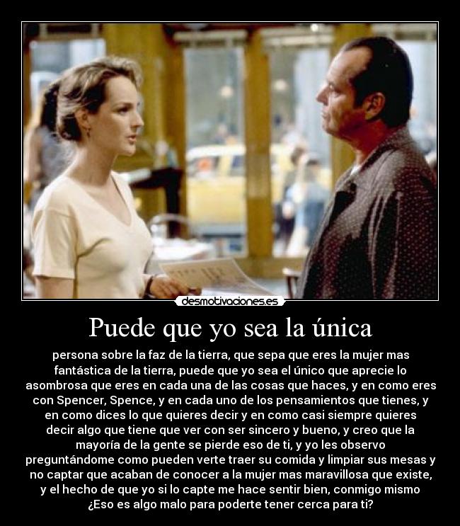 Puede que yo sea la única - 