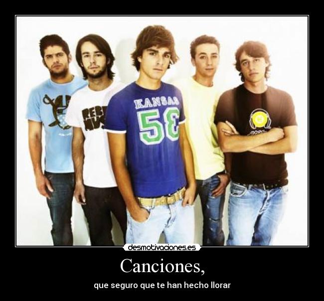 Canciones, - 