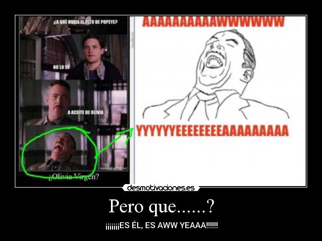 Pero que......? - ¡¡¡¡¡¡¡ES ÉL, ES AWW YEAAA!!!!!!