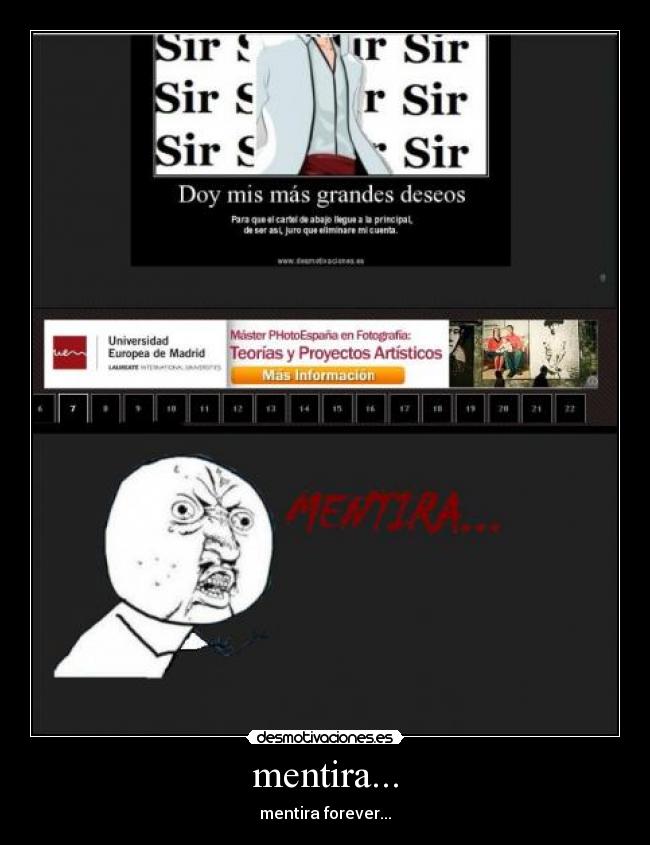 mentira... - mentira forever...