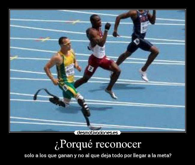 ¿Porqué reconocer -