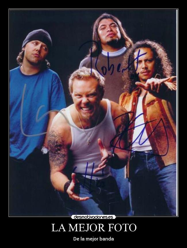 LA MEJOR FOTO - De la mejor banda