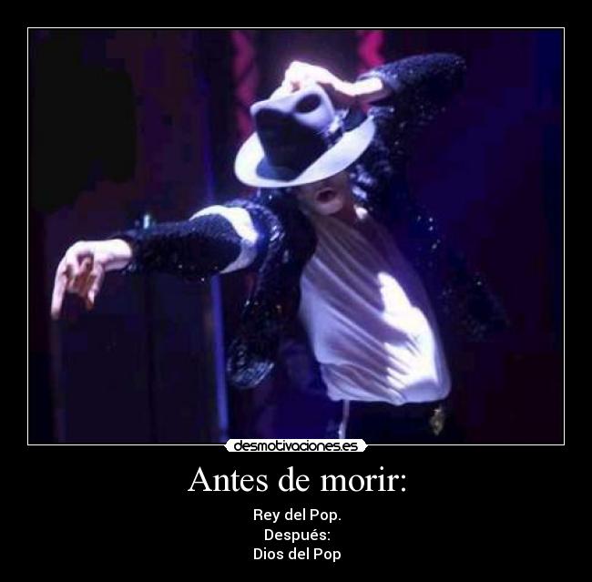 carteles michael jackson dios del pop desmotivaciones