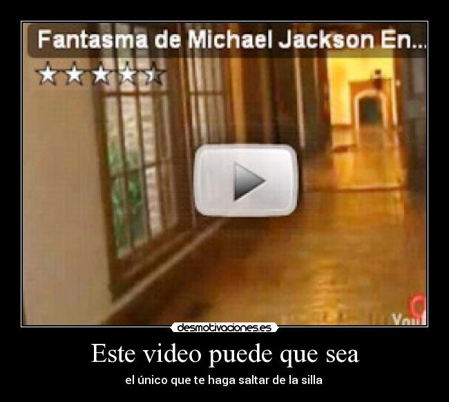 Este video puede que sea - el único que te haga saltar de la silla