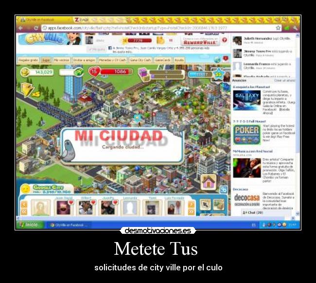 carteles city ville culo solicitudes desmotivaciones