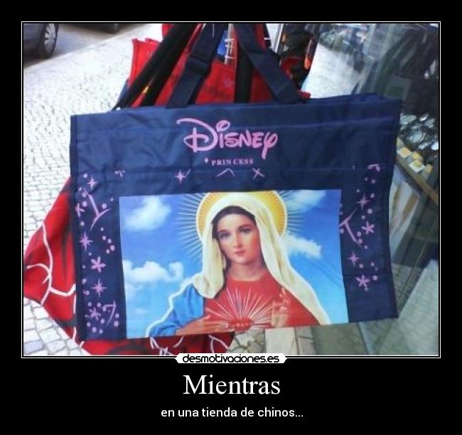 carteles chinos mientras tienda virgen raro desmotivaciones