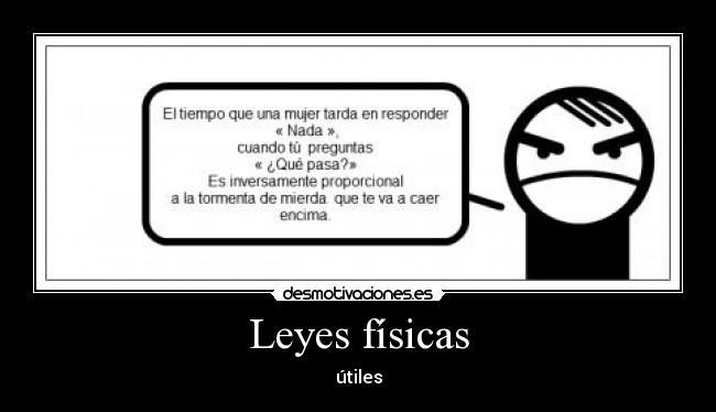 Leyes físicas - útiles