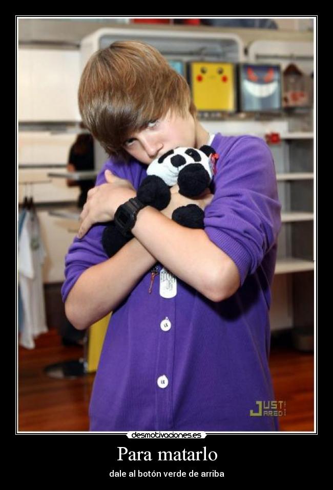 Para matarlo - dale al botón verde de arriba