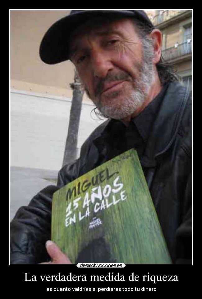 La verdadera medida de riqueza -
