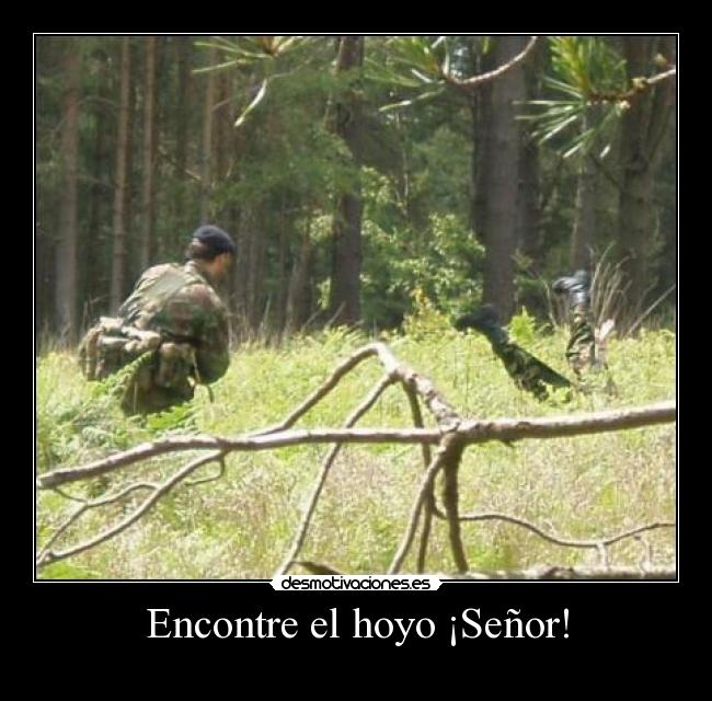 Encontre el hoyo ¡Señor! - 