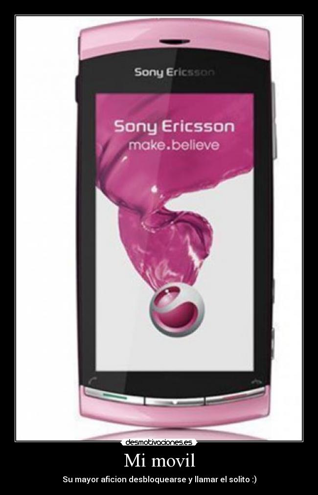 Mi movil - Su mayor aficion desbloquearse y llamar el solito :)