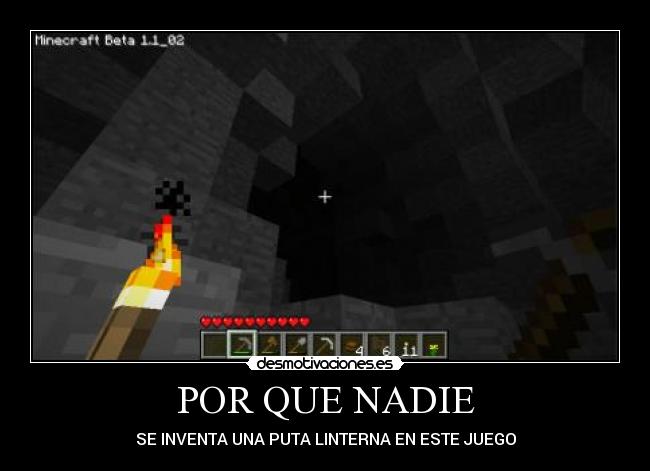 POR QUE NADIE - SE INVENTA UNA PUTA LINTERNA EN ESTE JUEGO