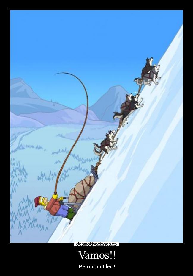 Vamos!! - Perros inutiles!!